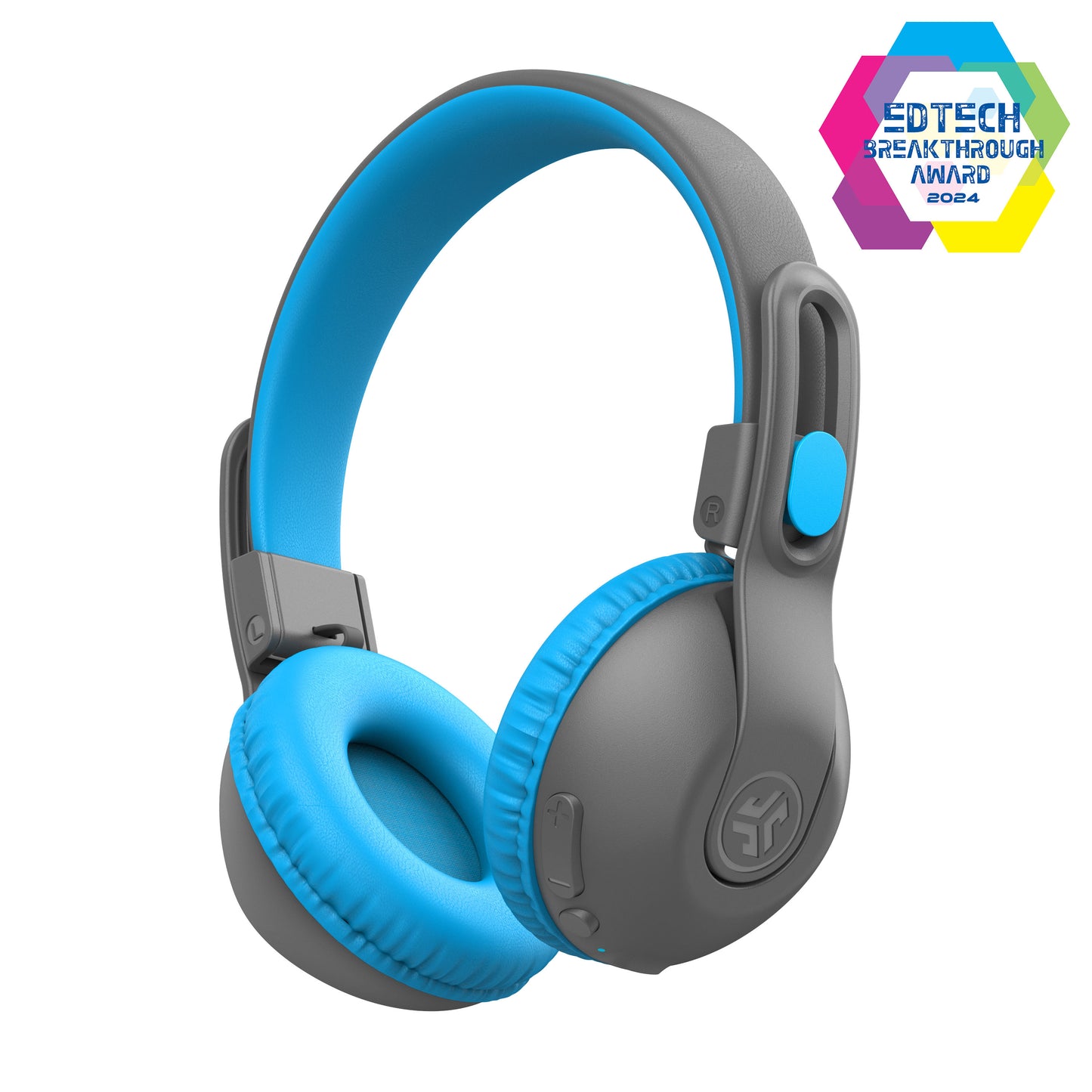 JBuddies Studio 2 Wireless Kids Headphone Blue/Gray | 40227183820872