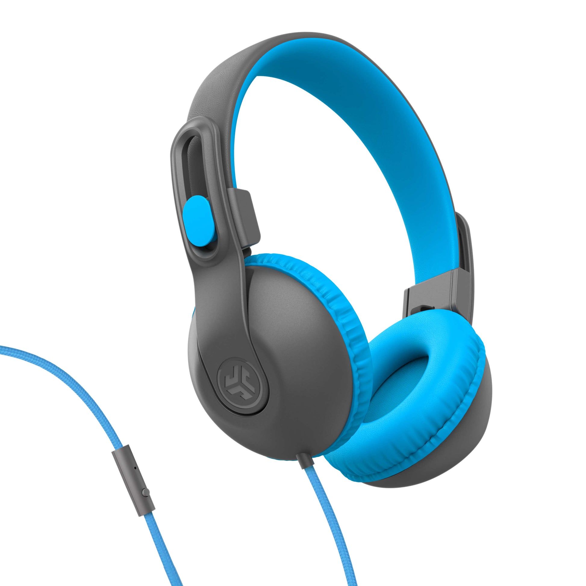 JBuddies Studio 2 On-Ear Kids Wired Headphones Blue/Gray 