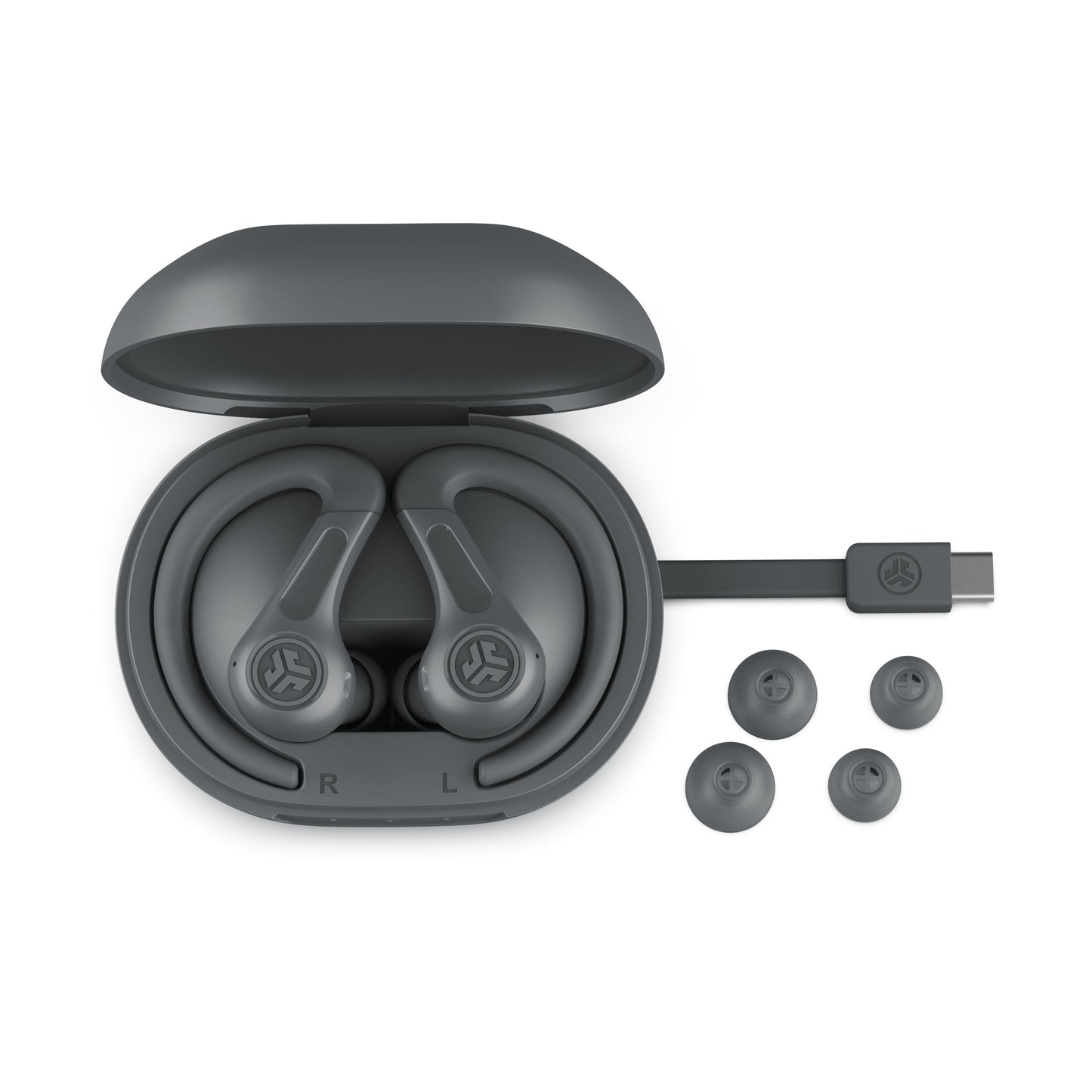 JBuds Air Sport ANC 4 Earbuds Graphite | 40329581592648