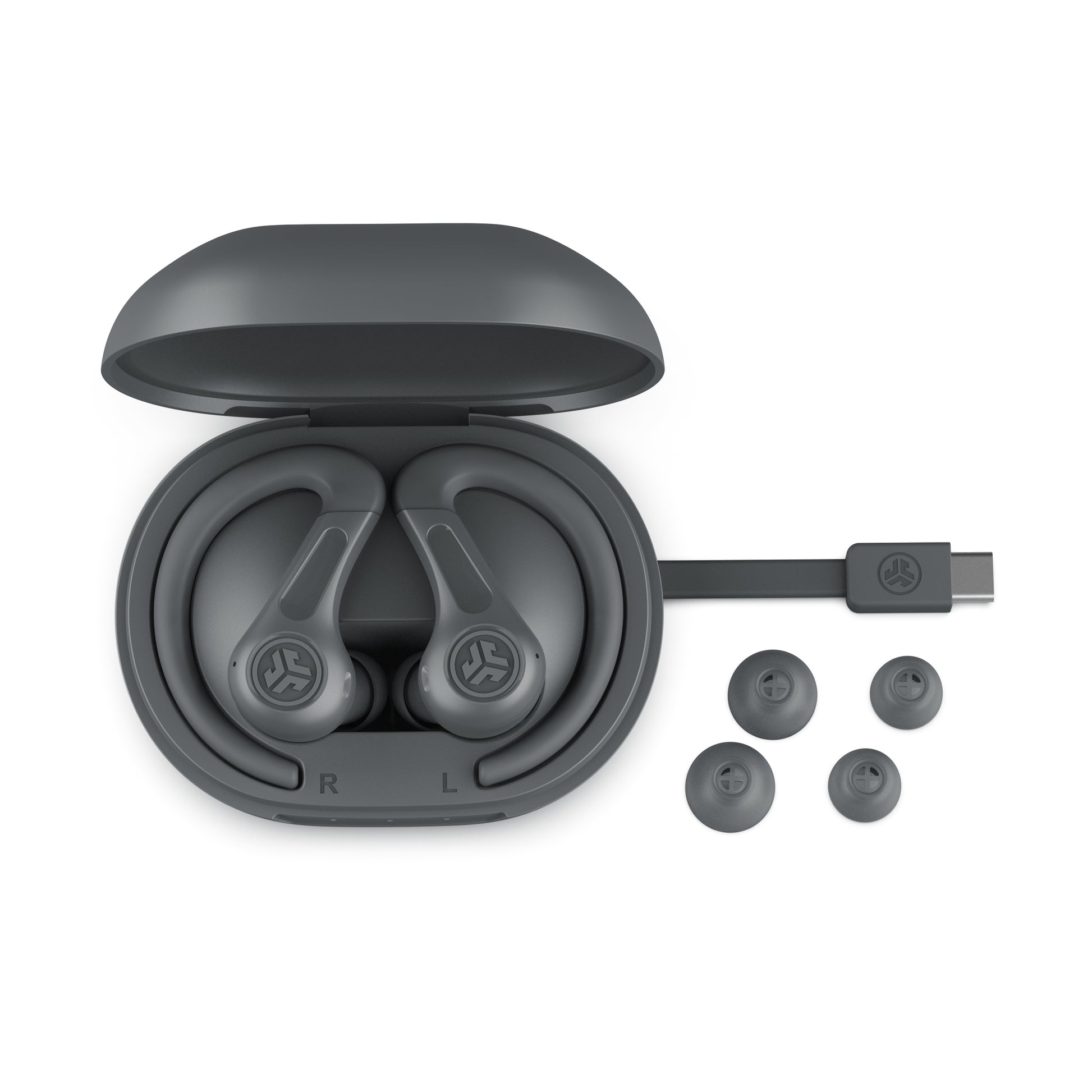JBuds Air Sport ANC 4 Earbuds Graphite | 40329581592648