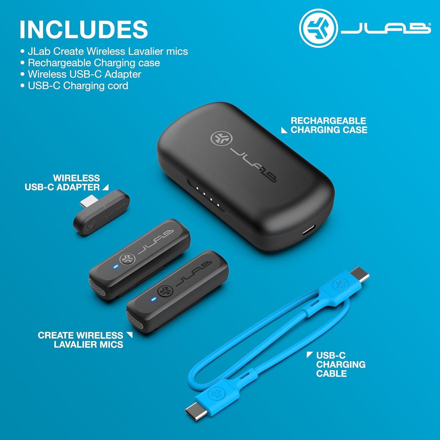 JLab Create Wireless Lav Mic System