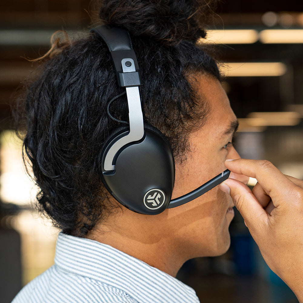 JBuds Work Wireless Over-Ear Headset Black| 39321198723144