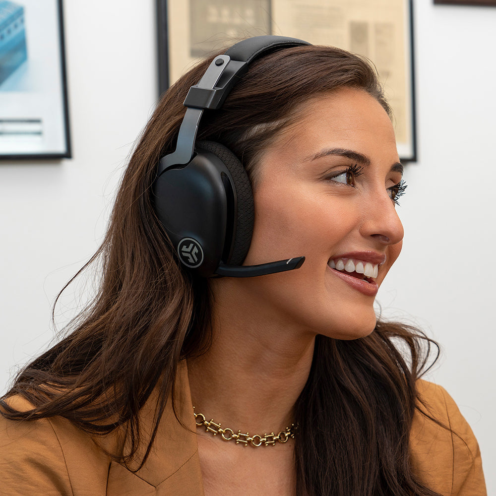 JBuds Work Wireless Over-Ear Headset Black| 39321198723144