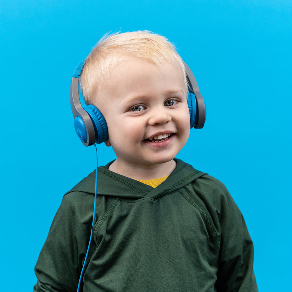 JBuddies Folding Gen 2 Kids Headphones  Blue/Gray| 39949237944392