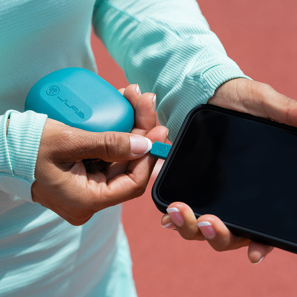 JBuds Air Sport ANC 4 Earbuds Teal | 40329581690952