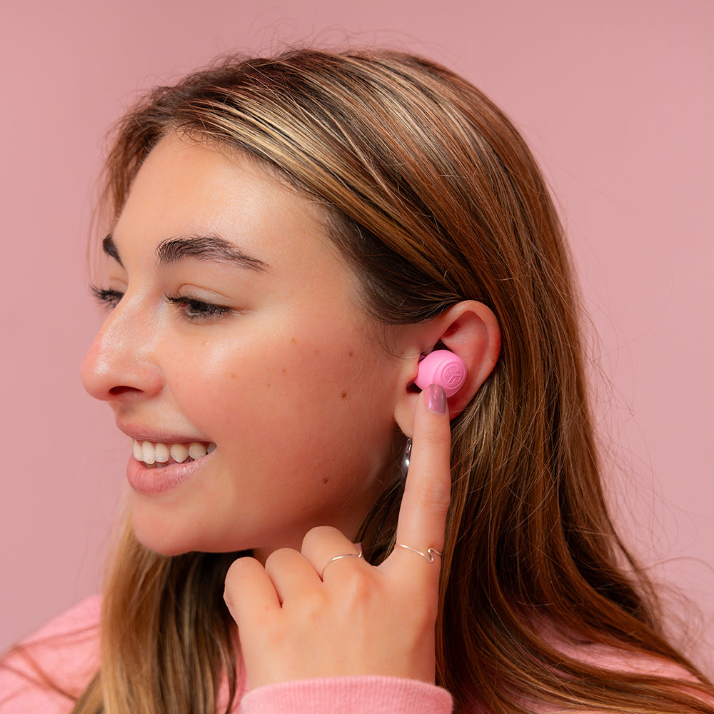 Go Pop+ Pink Model in Ear