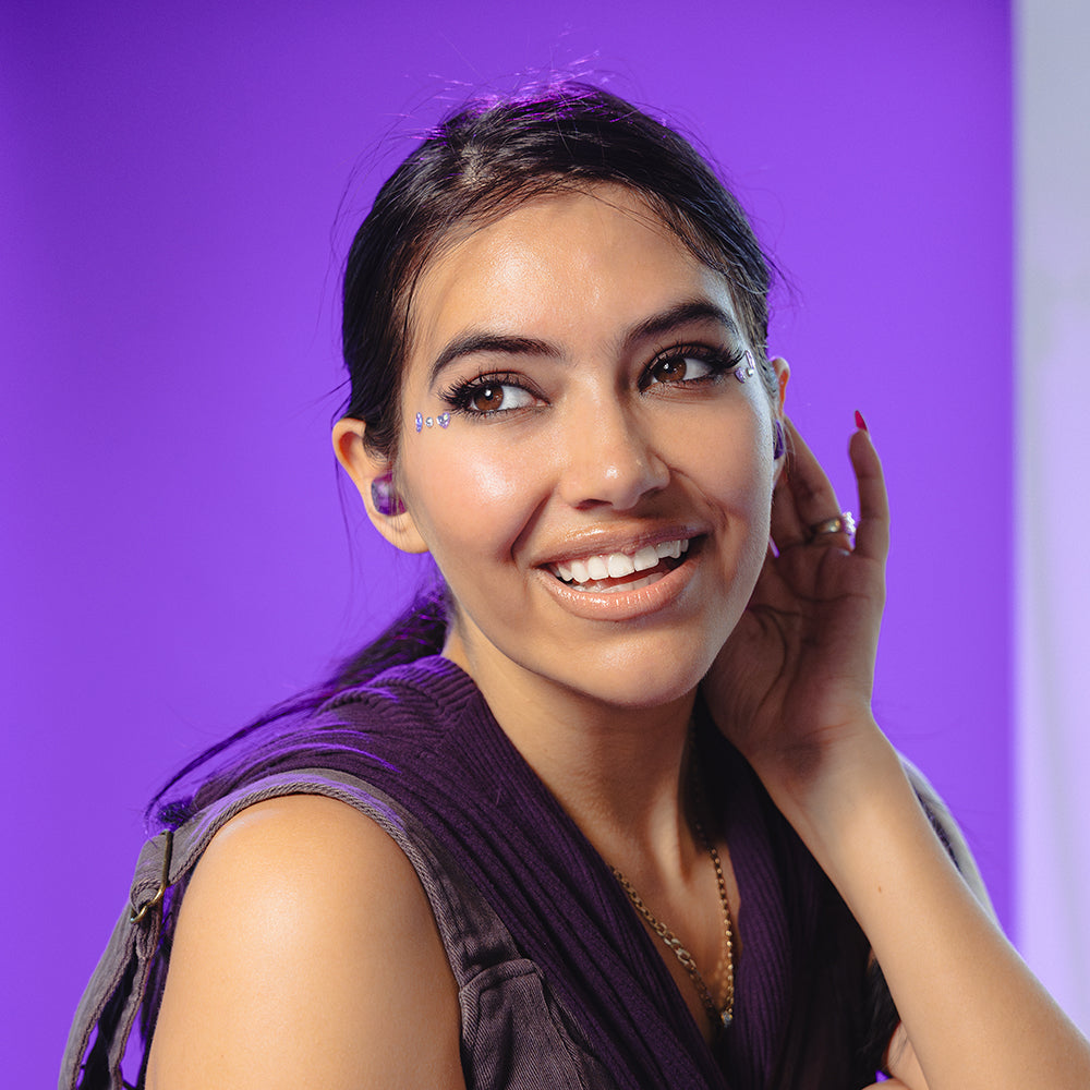 Go Pop ANC True Wireless Earbuds Transparent Purple - BWP