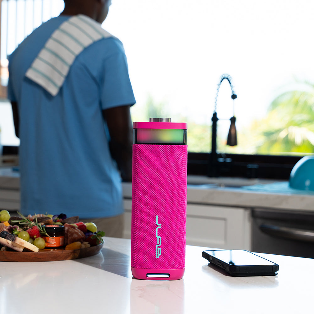 JBuds Party Portable Bluetooth Speaker Pink