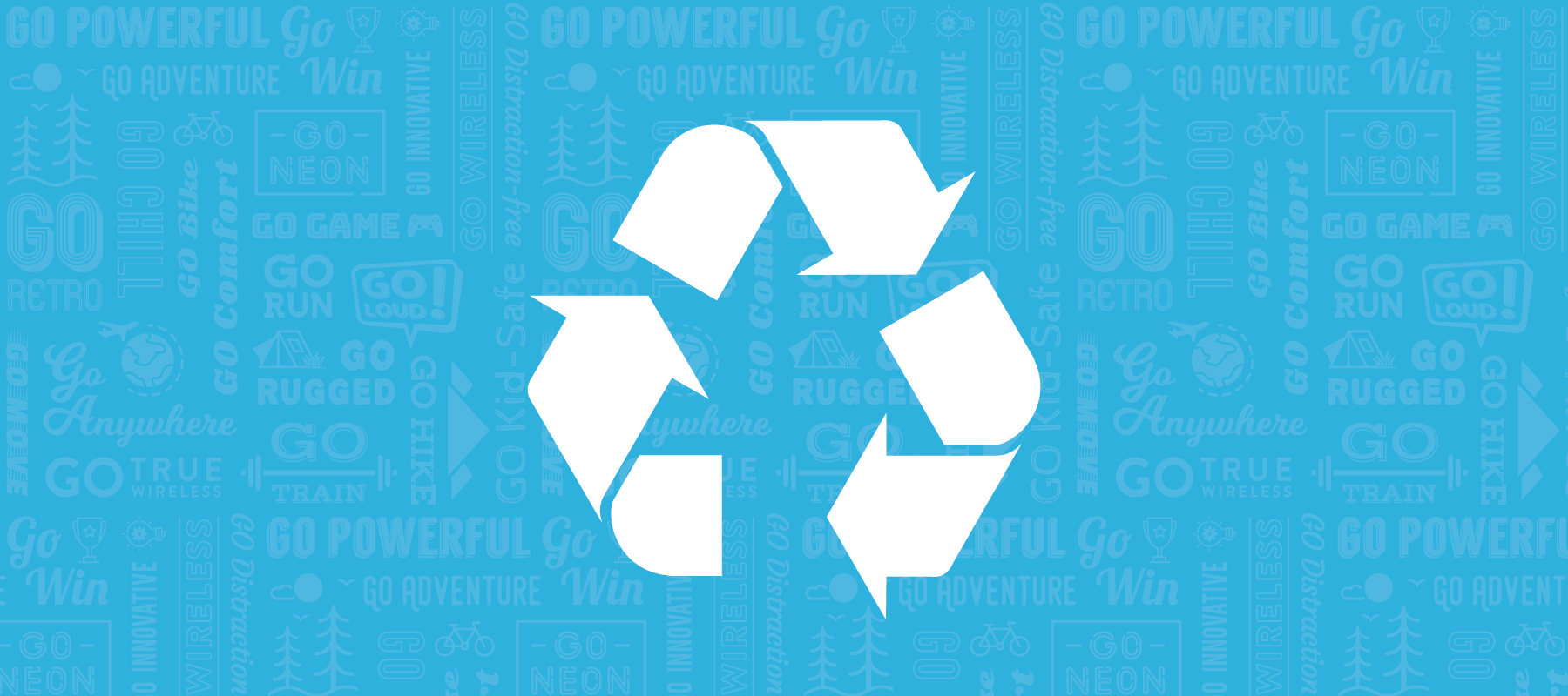 Recyclable packaging + Recycling Headphones
