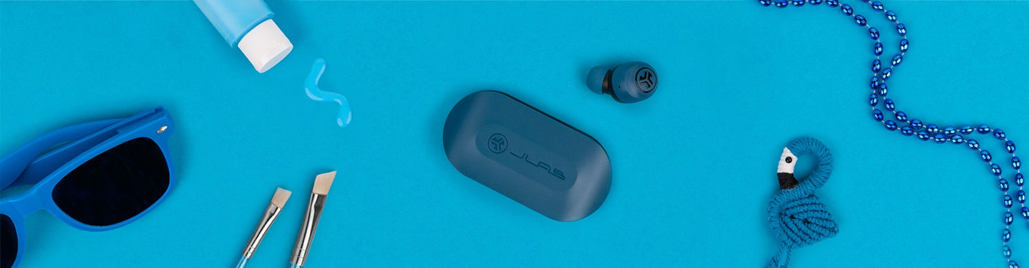 Blue Headphones