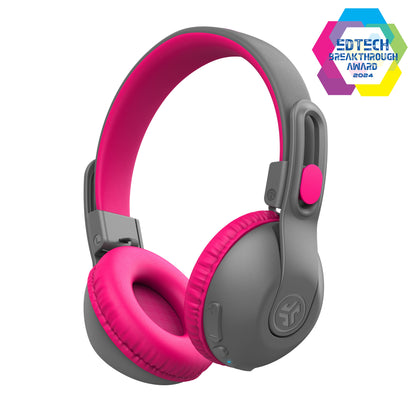 JBuddies Studio 2 Wireless Kids Headphone Pink/Gray | 40227183788104