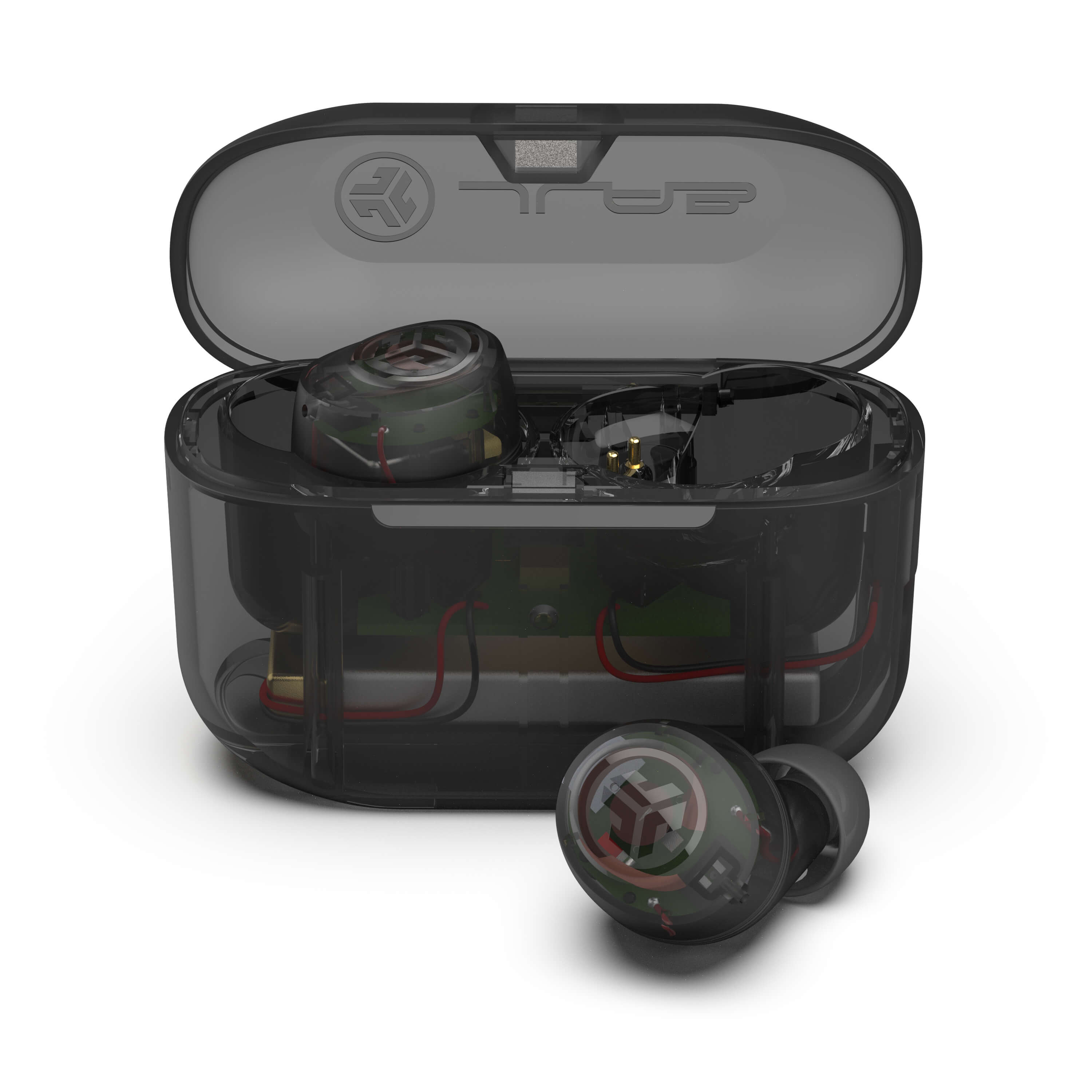 Jlab Go Pop Pro JLab GO POP+ True Wireless Earbuds Clear
