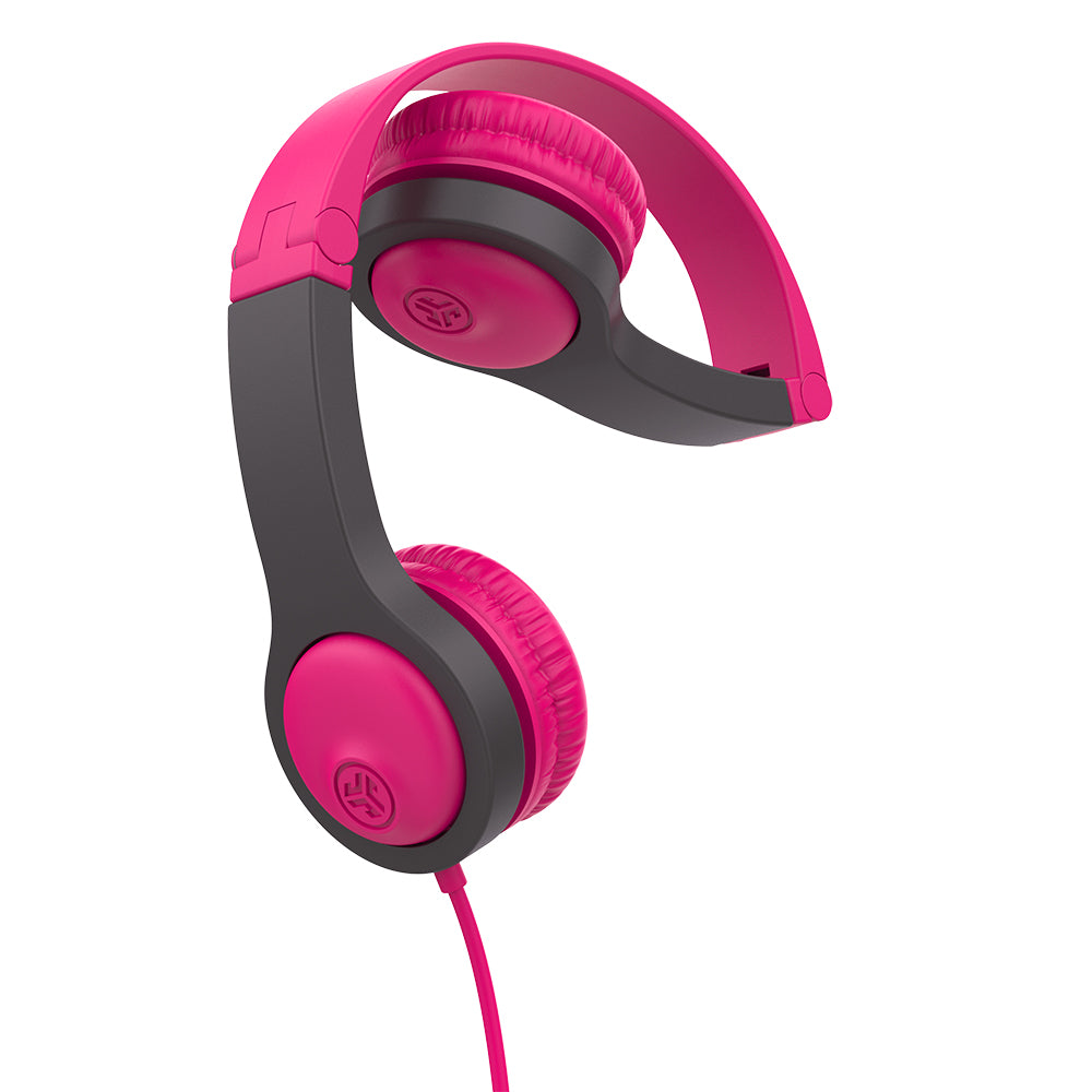 JBuddies Folding Gen 2 Kids Headphones Pink/Gray