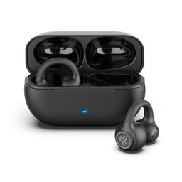 JLab Flex Open True Wireless Earbuds Black