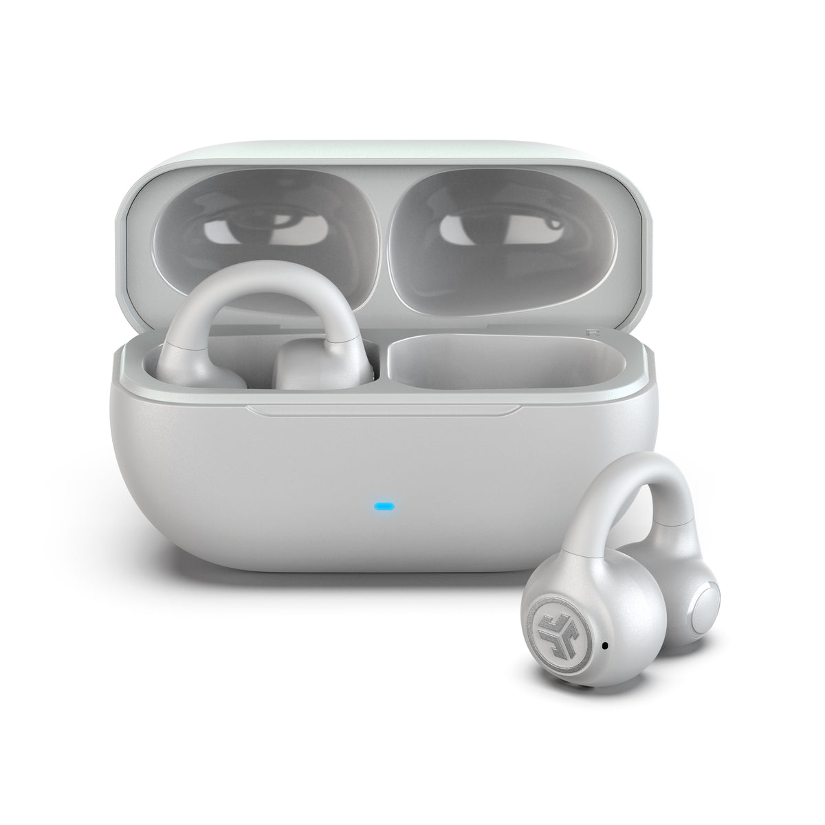 JLab Flex Open Earbuds White