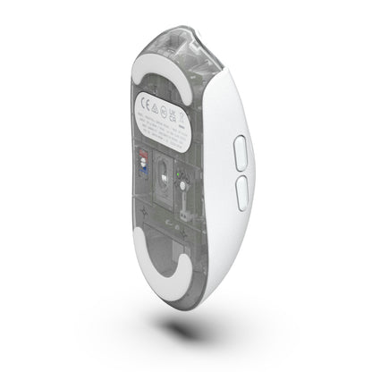 White and gray electronic device on a white background