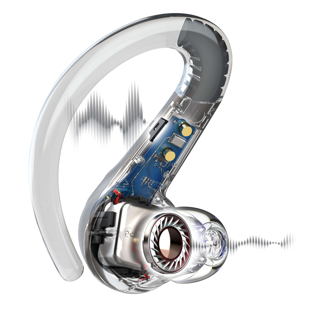 Auriculares inalámbricos GO Sport ANC azul océano