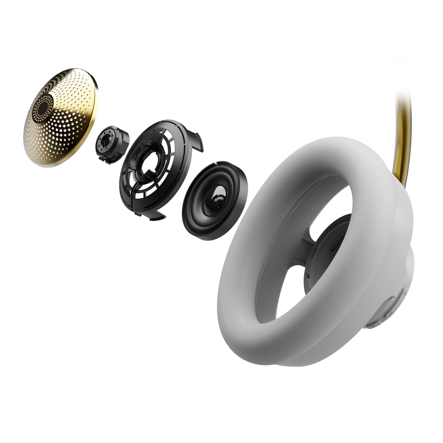 JBuds Open Headphone Open-Ear Wireless Headphones Cloud