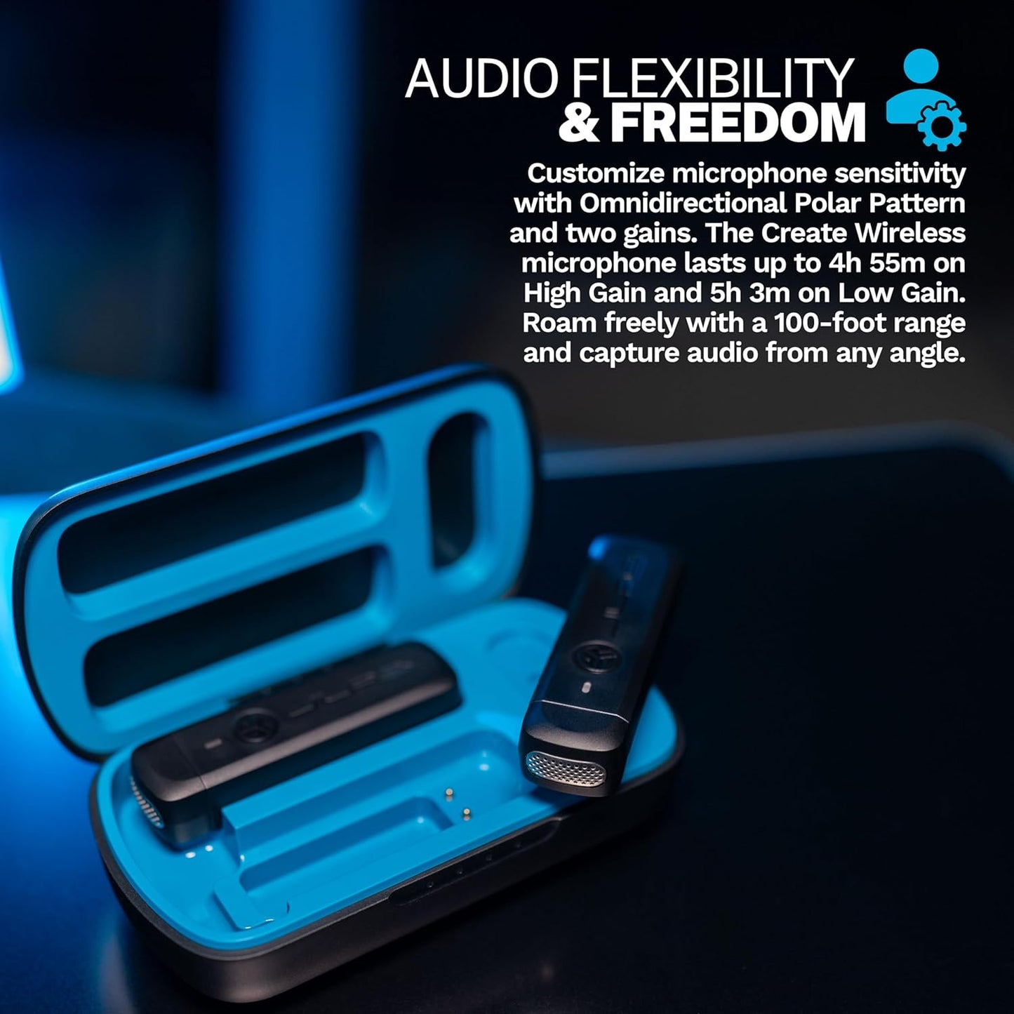 JLab Create Wireless Lav Mic System