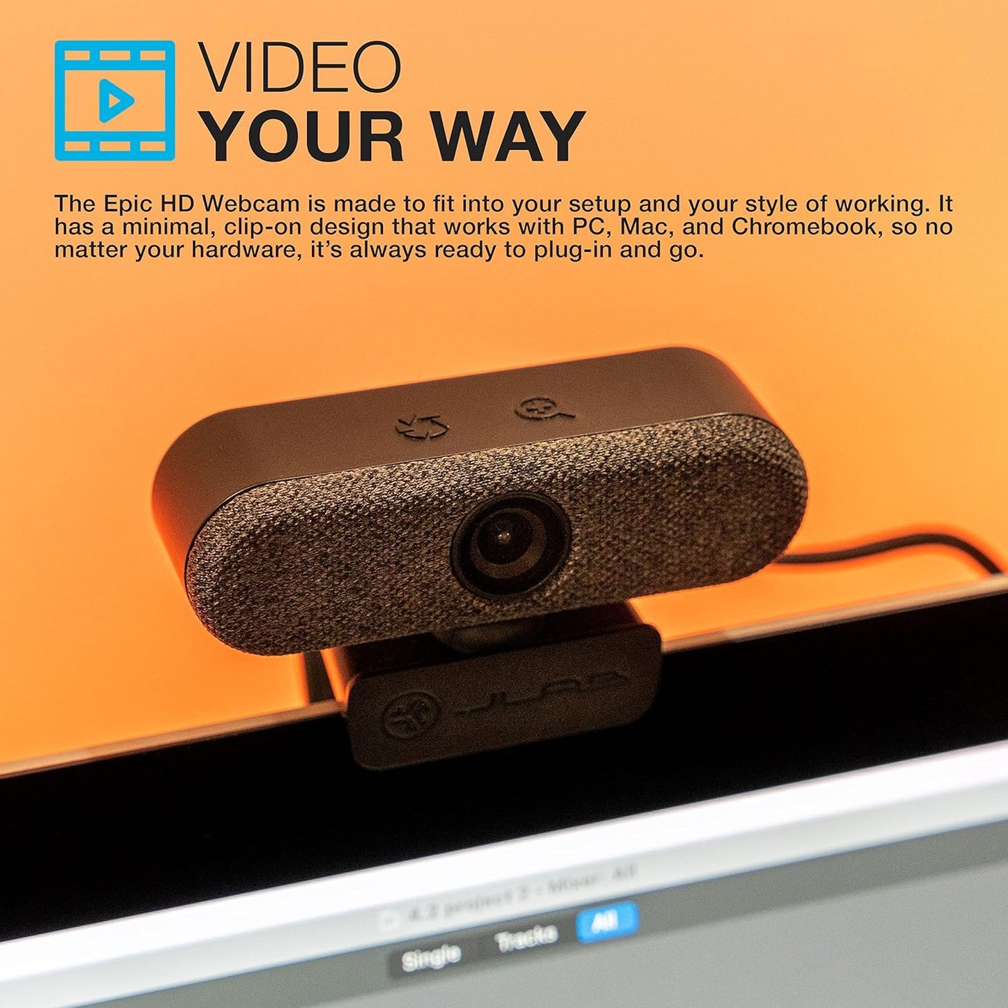 JLab Epic 2k/1080p USB Web Camera