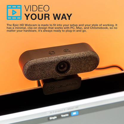 JLab Epic 2k/1080p USB Web Camera