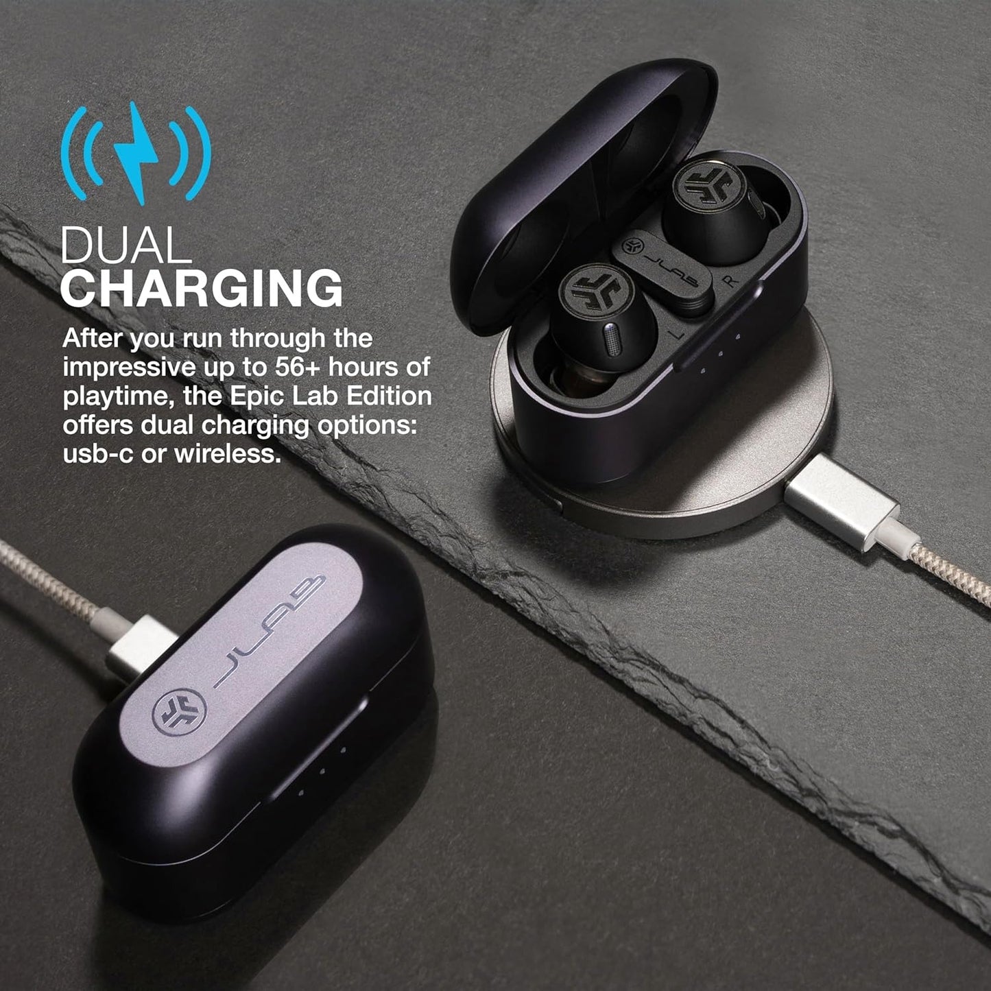 Epic Lab Edition True Wireless Earbuds Black