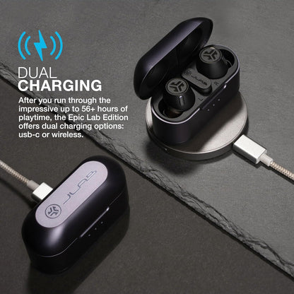 Epic Lab Edition True Wireless Earbuds Black