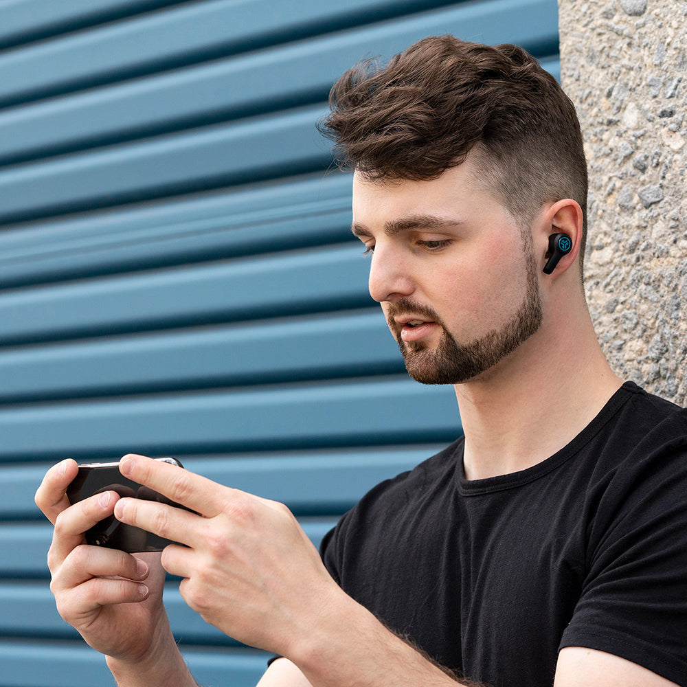 (Renewed) JBuds Air Play Gaming Earbuds Black