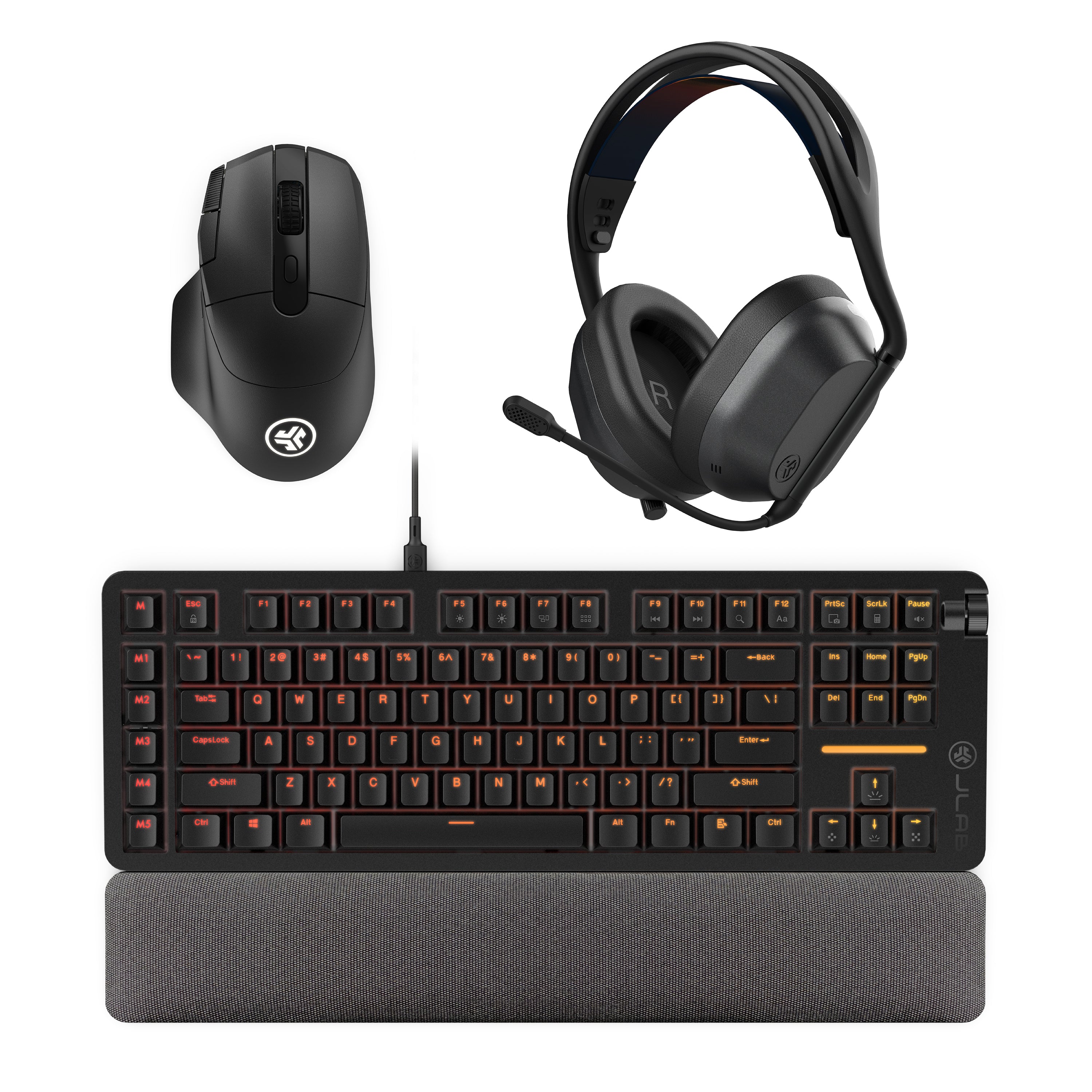 JLab Midnight Wireless Gaming Mouse Black