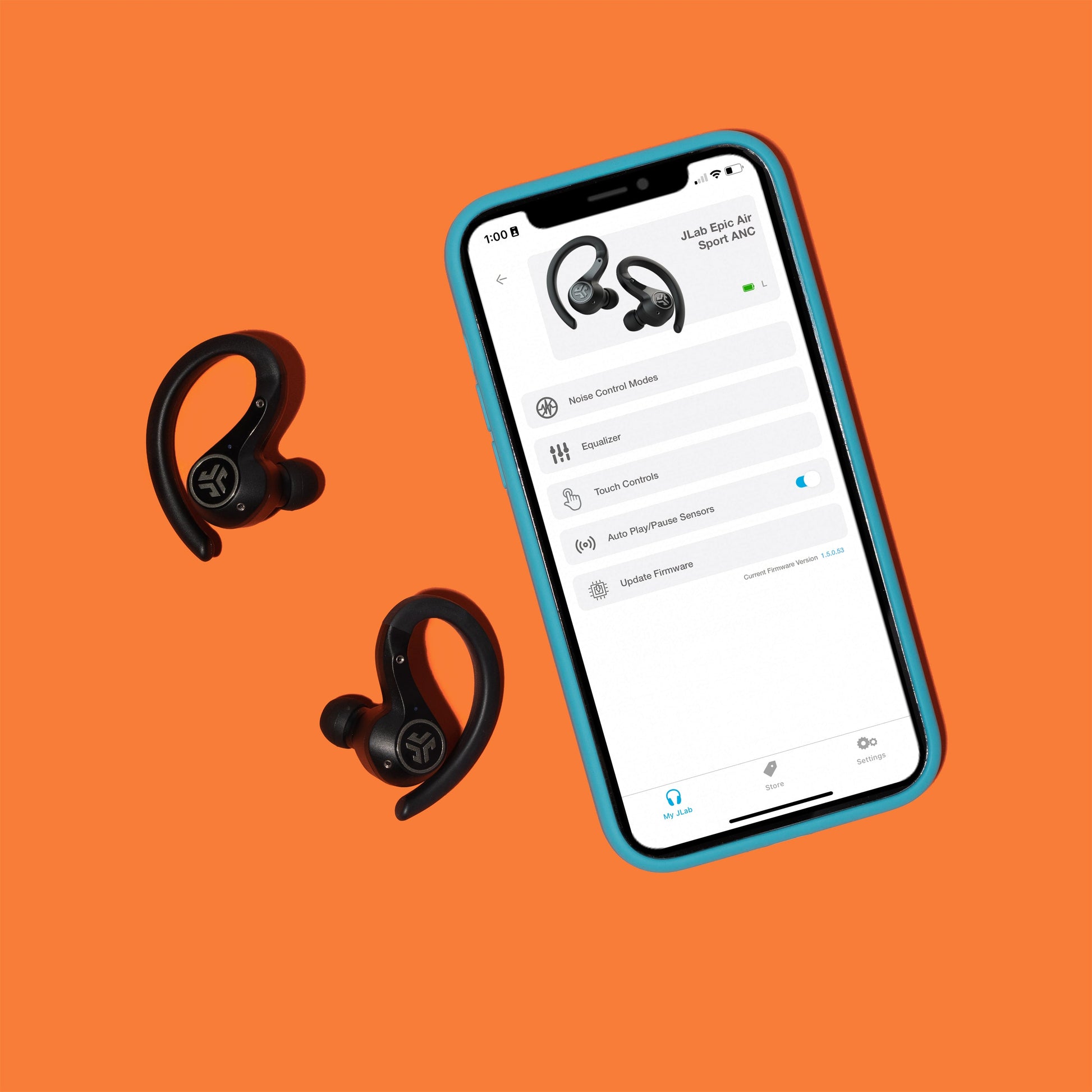 Epic Air Sport ANC True Wireless Earbuds 2nd Generation Black| 39531134877768