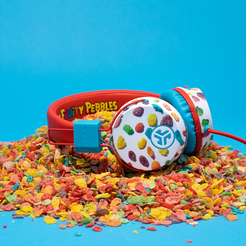 JLab Limited Edition JBuddies Studio On-Ear Kids Headphones Fruity Pebbles 