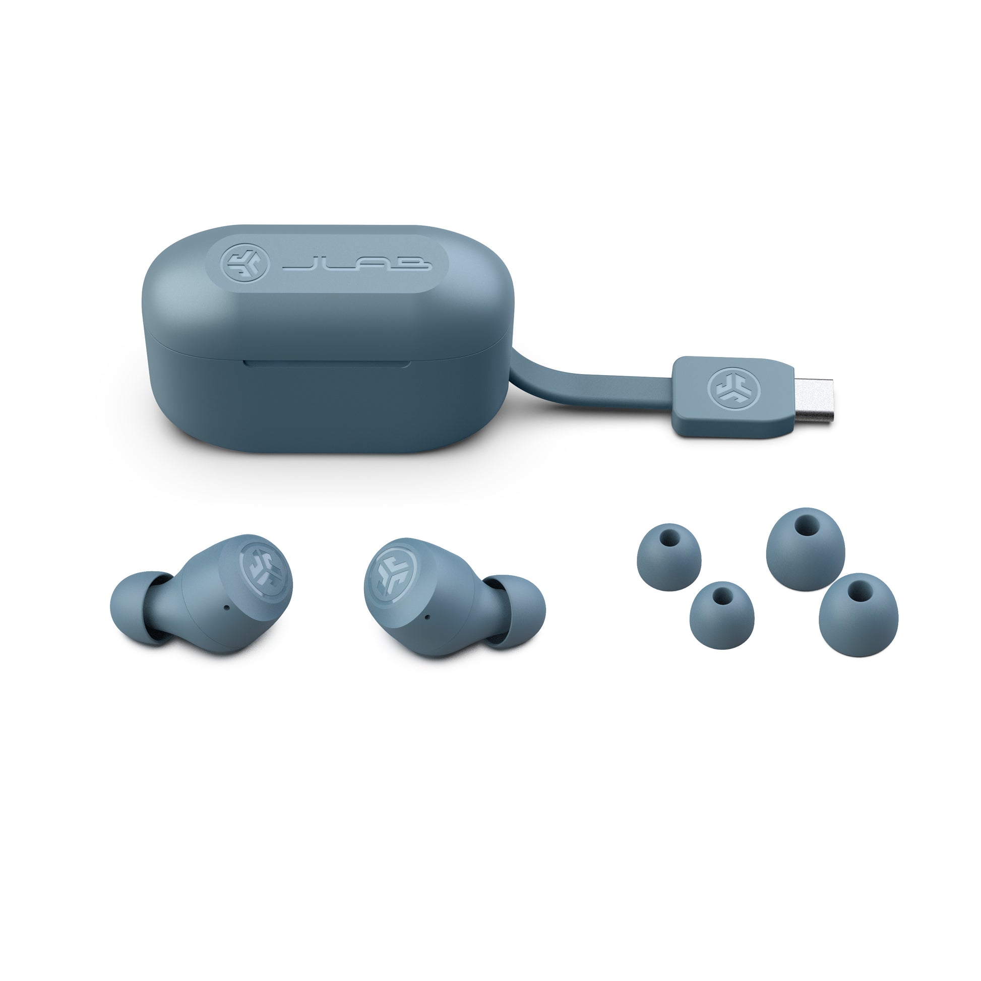 JLab GO POP+ True Wireless Earbuds Slate - Main Image