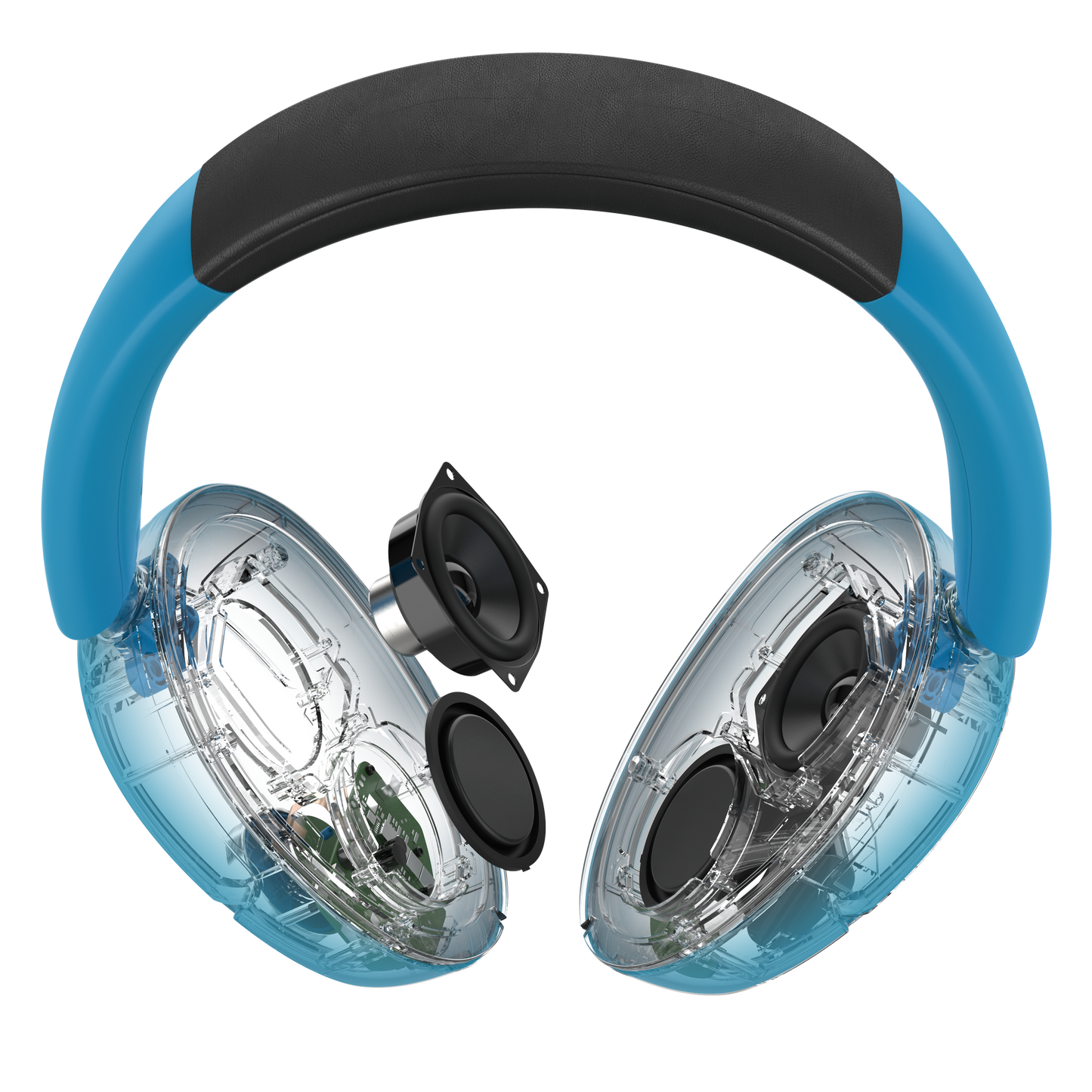 JLab Blue XL Speaker Headphones