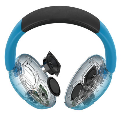 JLab Blue XL Speaker Headphones