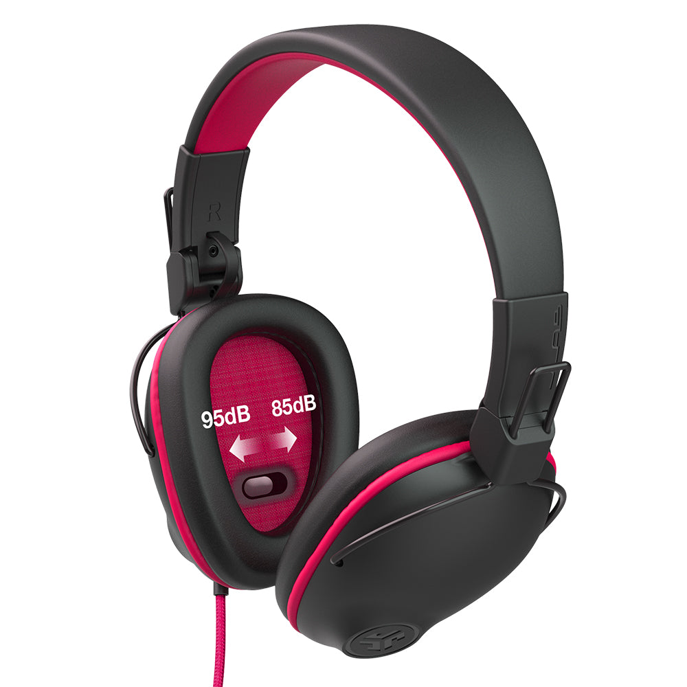 JBuddies Pro Wired Over-Ear Kids Headphone Pink| 39249325817928