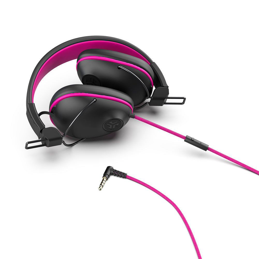 JBuddies Pro Wired Over-Ear Kids Headphone Pink| 39249325817928