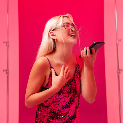 Go Pop ANC True Wireless Earbuds Fuchsia - BWP