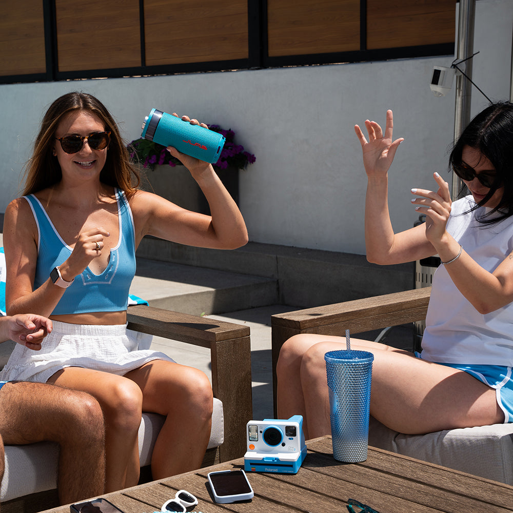 Go Party Portable Bluetooth Speaker Cyan