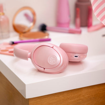 JBuds Lux ANC Jelle Headphones Blush Fund
