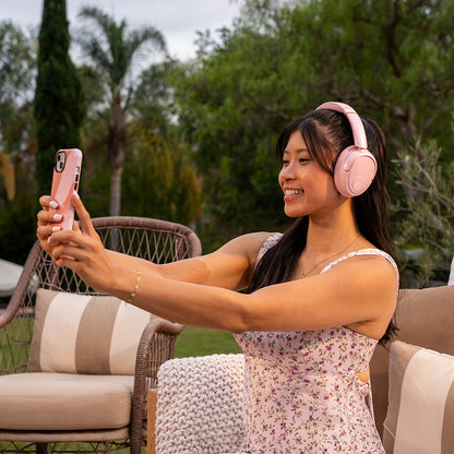 JBuds Lux ANC Jelle Headphones Blush Fund