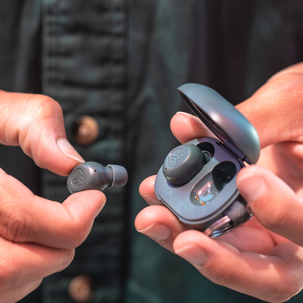 JLab JBuds Mini Earbuds Sage Gray | 39993203032136