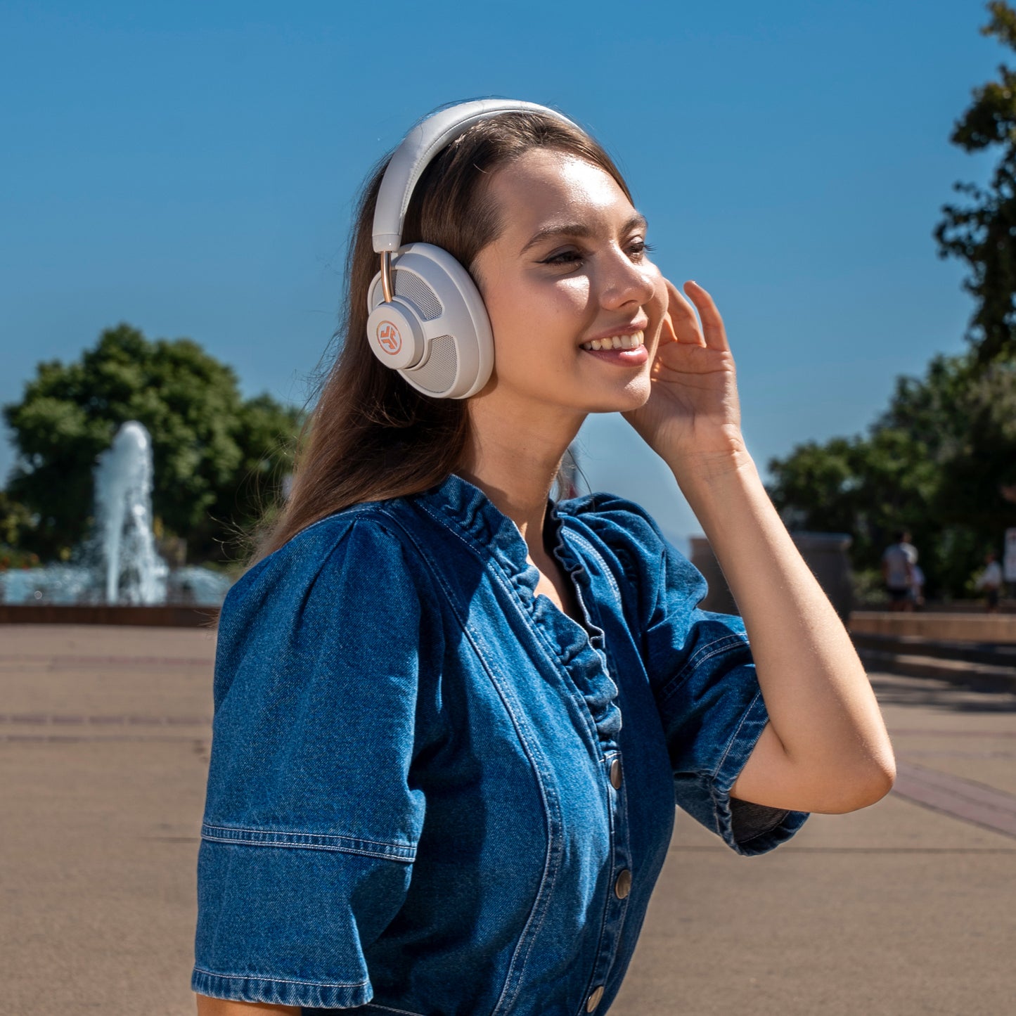 JBuds Open Headphone Open-Ear Wireless Headphones Cloud