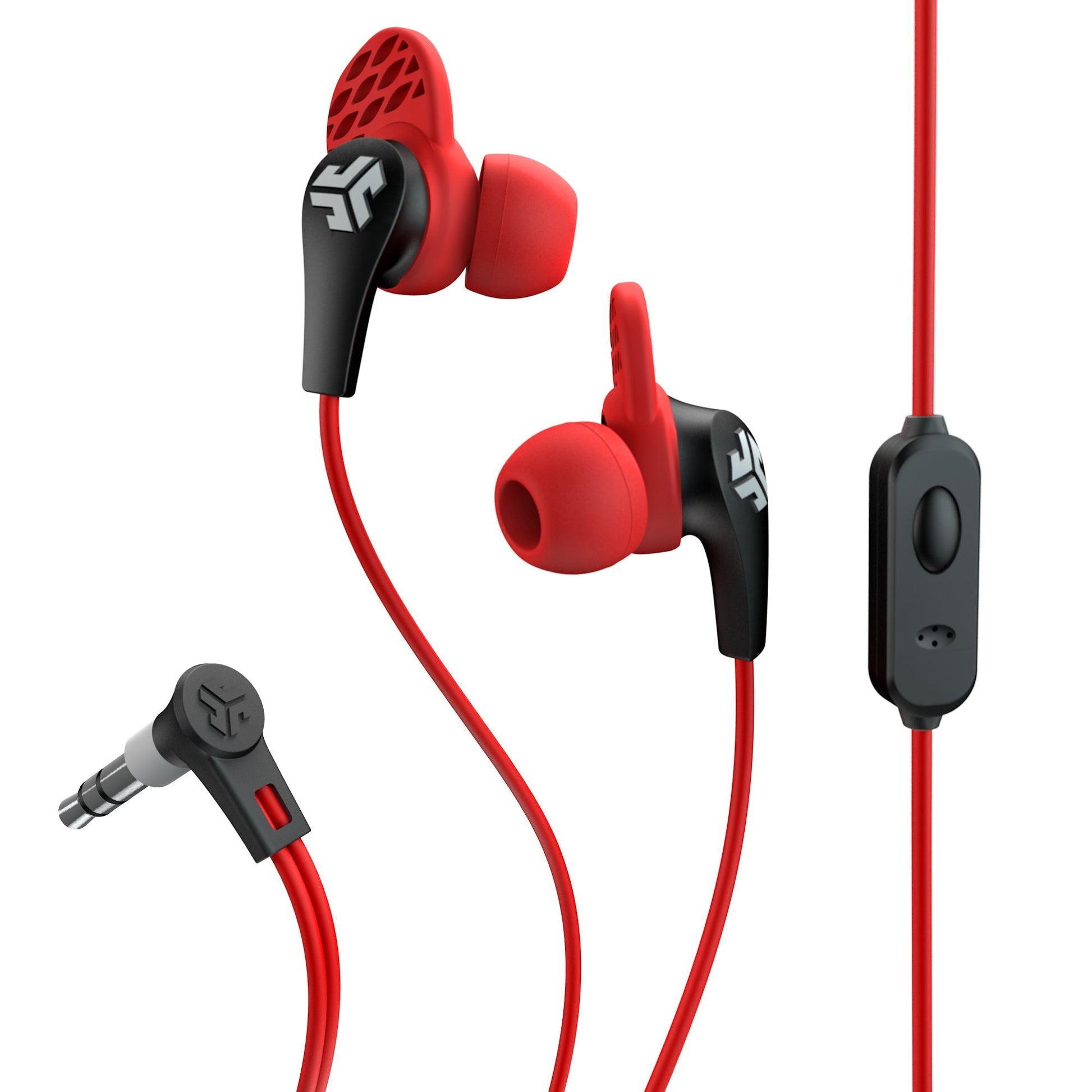JLab JBuds Pro Signature Wired Earbuds Red