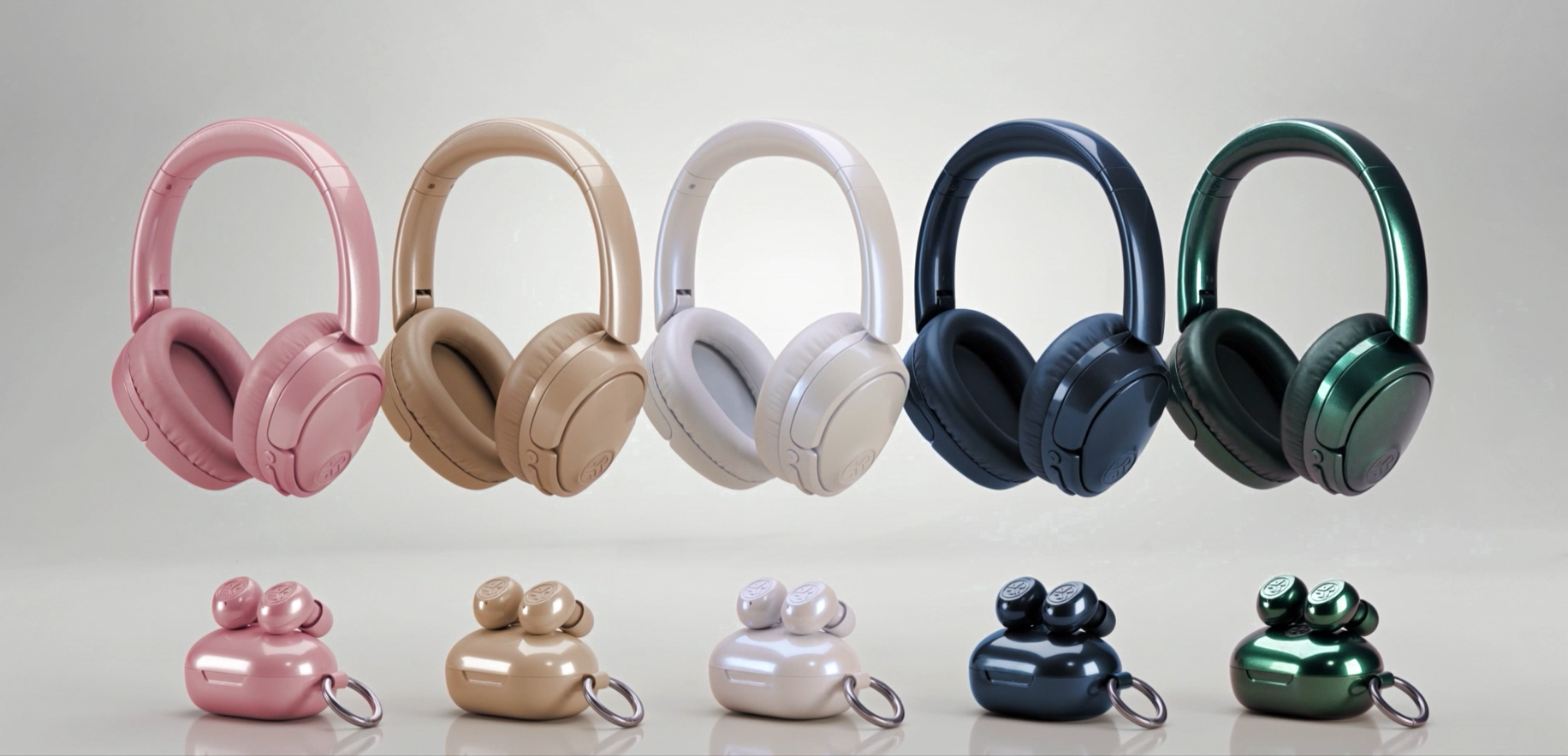 JLab JBuds Lux ANC Jélle Headphones Royal Caviar