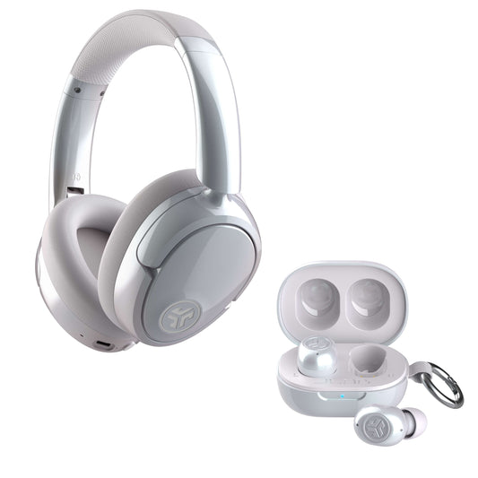 JBuds Lux ANC & JBuds Mini ANC Jelle Pearl Next Door Bundle