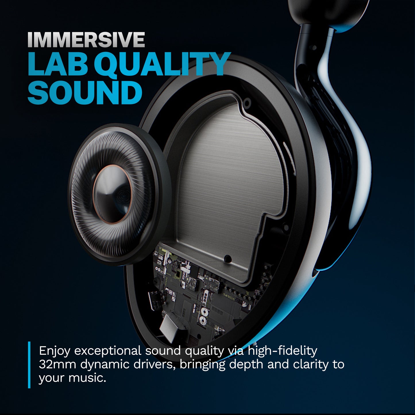 Auriculares supraaurales Epic Lux Lab Edition ANC Negros