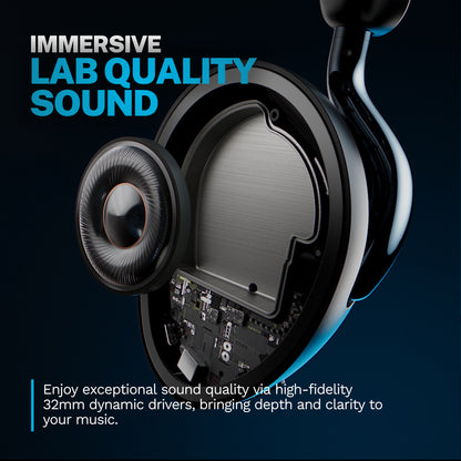 Auriculares supraaurales Epic Lux Lab Edition ANC Negros