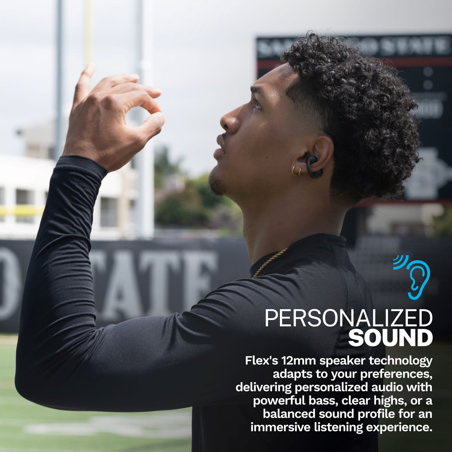 Flex Open Clip-On Earbuds