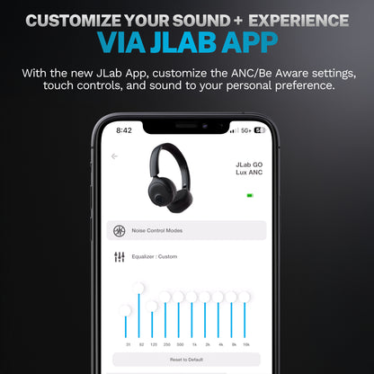 JLab Go Lux ANC Wireless Headphones