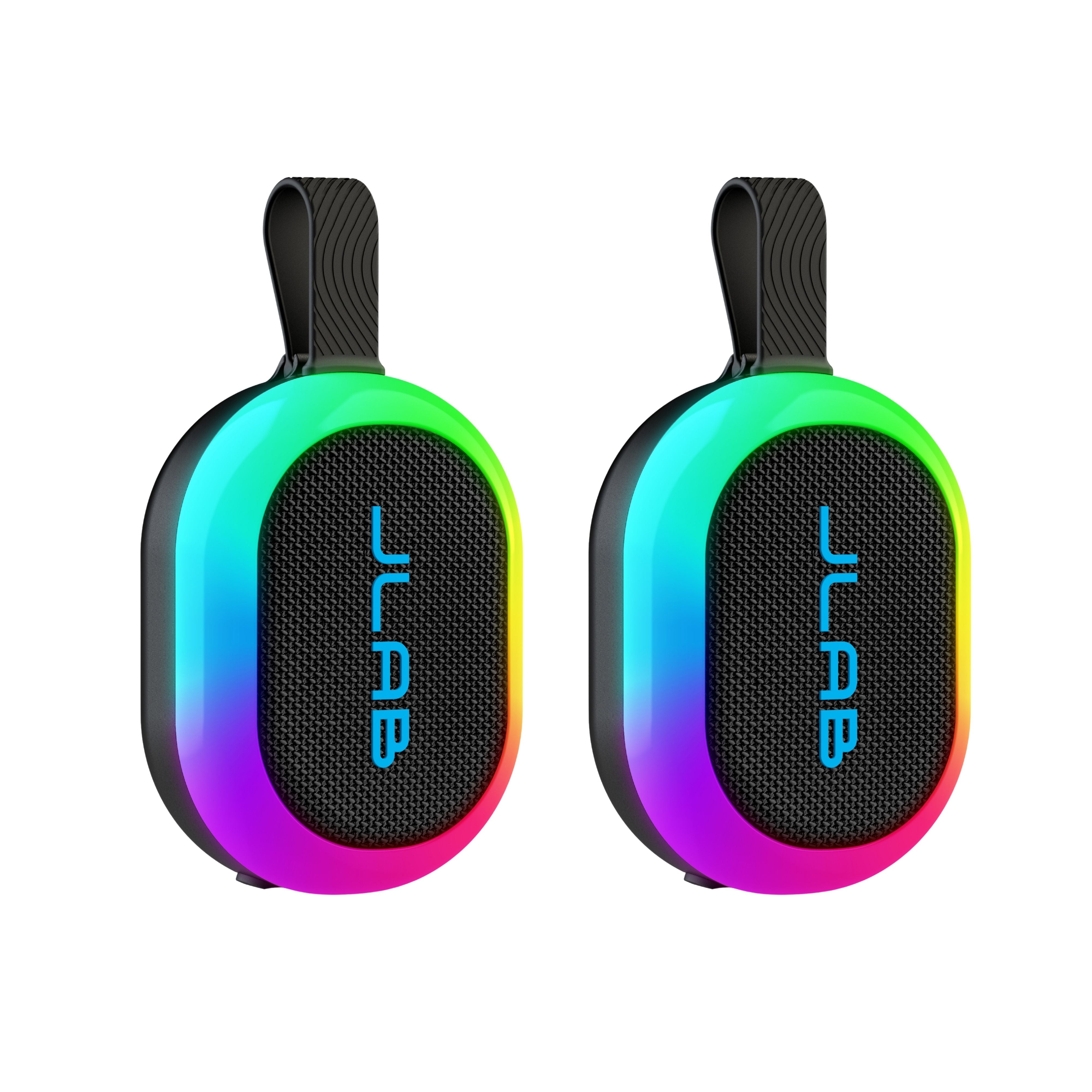 Pop Party Ultra-Portable Bluetooth Speaker Black 2 Pack – JLab